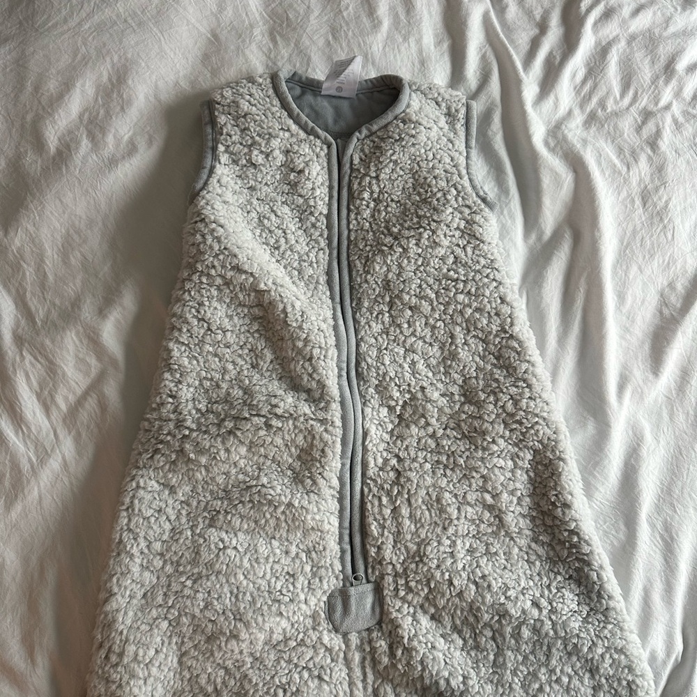 UGG Kids Light Gray Sherpa Sleep Sack